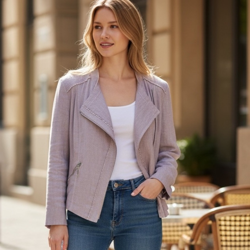 White House Black Market Lavender Blazer